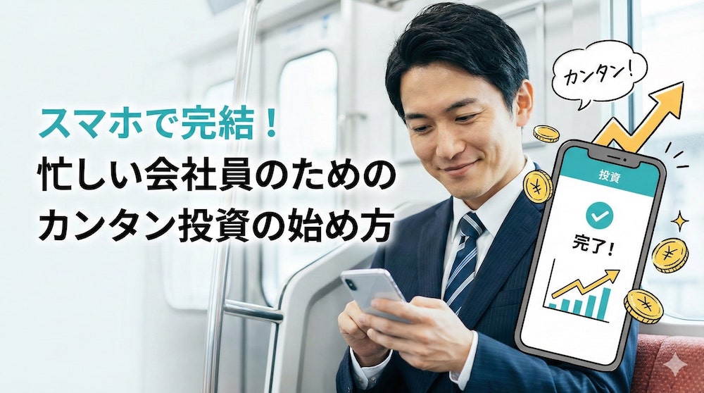 スマホで完結！忙しい会社員のためのカンタン投資の始め方